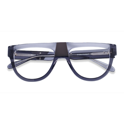 Male s aviator Gray Acetate Prescription eyeglasses - Eyebuydirect s Etho
