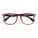 Unisex s square Tortoise Acetate,Metal Prescription eyeglasses - Eyebuydirect s Hugh