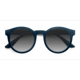 Unisex s round Matte Blue Plastic Prescription sunglasses - Eyebuydirect s Oasis