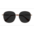 Unisex s square Bronze Metal Prescription sunglasses - Eyebuydirect s Ellis