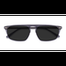 Male s rectangle Clear Gray Acetate Prescription sunglasses - Eyebuydirect s Hernando