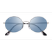 Unisex s oval Silver Metal Prescription sunglasses - Eyebuydirect s Ray-Ban RB1970