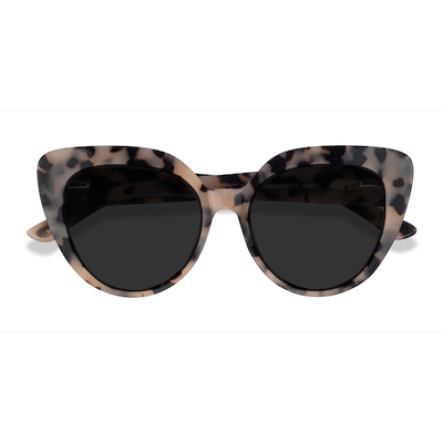 Female s horn Ivory Tortoise Acetate Prescription sunglasses - Eyebuydirect s Santa Monica