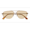 Unisex s aviator Shiny Gold Metal Prescription sunglasses - Eyebuydirect s Rooster