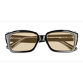 Female s horn Black Crystal Acetate,Eco Friendly Prescription sunglasses - Eyebuydirect s Lavendula