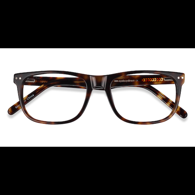 Unisex s rectangle Tortoise Acetate Prescription eyeglasses - Eyebuydirect s Koi