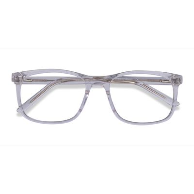 Male s rectangle Clear Acetate Prescription eyeglasses - Eyebuydirect s Ballast