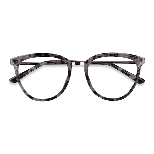Female s horn Gray Tortoise Acetate,Metal Prescription eyeglasses - Eyebuydirect s Momentous