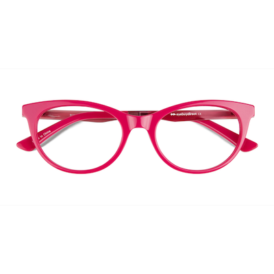 Female s horn Pink Acetate Prescription eyeglasses - Eyebuydirect s Ping