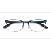 Female s horn Dark Green Silver Metal Prescription eyeglasses - Eyebuydirect s Vogue Eyewear VO3940
