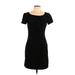 Marc New York Andrew Marc Cocktail Dress - Sheath: Black Solid Dresses - Women's Size 6