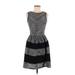 Bar III Casual Dress: Black Dresses - Women's Size Medium