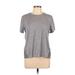 Nike Active T-Shirt: Gray Activewear - Women's Size Large