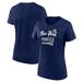 Women's Fanatics Branded Navy New York Yankees Logo Fitted T-Shirt