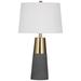 Krystal 26" Modern Styled Gray Table Lamp