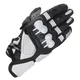 Alpines l's-Gants en cuir PU pour moto de course moto tout-terrain RL moto de rue noir et blanc