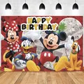 Toile de Fond de Photographie Disney pour Enfant Décoration de ixd'Anniversaire Bannière Donald