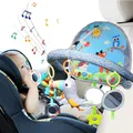 Jouet de siège arrière de voiture pour bébé centre de jeu de coup de pied arc d'activité avec