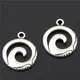 20Pcs Silver Color Sea Wave Charms Making Beach Components Pendant Necklaces Keychain Handmade