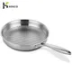 28/30cm Frying Pan 304 Stainless Steel Skillet Non-stick Pan NO-coating Eggs Steak Frying Pot Use