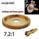 Bait Casting Fishing Reel Copper Drive and Pinion Clutch Gear DIY Spare Parts Repair Brass Gear for