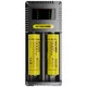 Nitecore – chargeur intelligent 2023 à double fente pour Batteries Li-ion ni-cd NiMH USB-C 18650