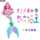 Prinzessin Meerjungfrau Puppe Kleidung mit kleinen Ariel Spielzeug Zubehör Geburtstags geschenke