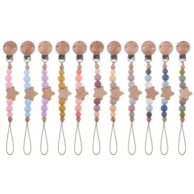 Silicone bébé jouet de dentition dentition soulager les Clips de Stress jouets de dentition pour les