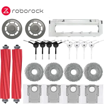 Roborock Q Revo / P10 A7400RR Roboterstaubsauger, Zubehör, Hauptseitenbürste, Hepa-Filter, Image