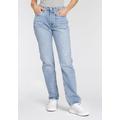5-Pocket-Jeans LEVI'S "Jeans Jeans 501 JEANS" Gr. 26, Länge 32, blau (indigo botanics) Damen Jeans 5-Pocket-Jeans