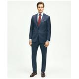 Brooks Brothers Men's Classic Fit Stretch Wool Flannel Pinstripe 1818 Suit | Navy | Size 42 Regular