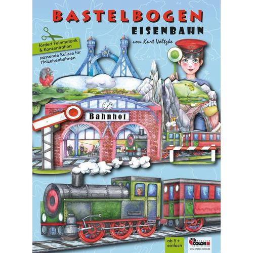 Eisenbahn Bastelbogen - Atelier Color