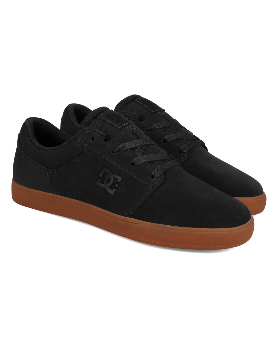 Sneaker DC SHOES "Crisis 2", Herren, Gr. 9(42), grau (grau, gum), Obermaterial:Obermaterial: Leder [Kuh] / Futter: Textil / Außensohle: Gummi;, Schuhe Sneaker