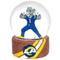 Los Angeles Rams 100mm Mascot Glass Water Globe