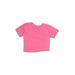 T&B Short Sleeve T-Shirt: Pink Tops - Kids Girl's Size Small