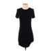 Forever 21 Casual Dress: Black Solid Dresses - Women's Size Medium