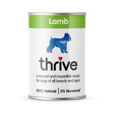 6x400g Lamb Complete dog thrive Wet Dog Food