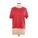 Reebok Active T-Shirt: Red Activewear - Women's Size Large