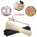 100-20pcs Natural Reed Fragrance Aroma Oil Diffuser Rattan Sticks Perfume volatiles For Home