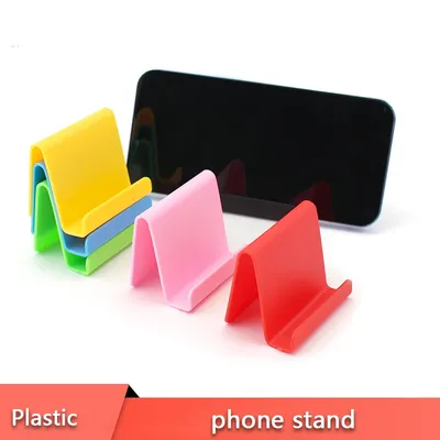 Handy Halter Tabelle Desktop Ständer Kunststoff Schreibtisch Montieren Candy Farbe Mini Tragbare