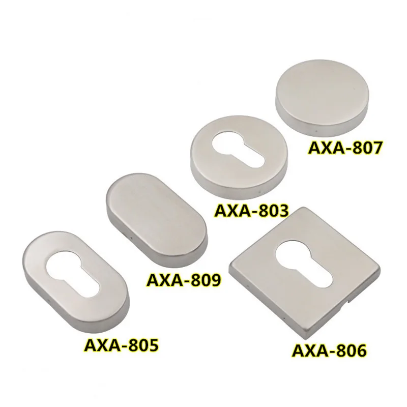 Geteilte Schlossabdeckung aus Edelstahl, Innentürschloss, Zylinder, Zubehör, dekorative Abdeckung Image