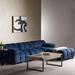 Hennepin Velvet 3 Seater Modular Tufted Sectional by Christopher Knight Home