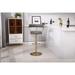 Bar Stools with Back and Footrest Counter, Faux Leather Height Dining Chairs for Kitchen Dining Living Room