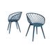 Jamesdar Kurv Mid-Century Modern Lightweight Mini Chair (Set of 2)