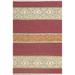 Wahi Rugs Hand Knotted Anatolian Stripe Kilim Flat-Weave Southwestern Wool 4'0" x 6'0" - 4'0"x6'0"