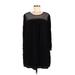 Gap Casual Dress - Mini Scoop Neck Long sleeves: Black Dresses - Women's Size Medium