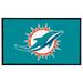 Miami Dolphins 3' x 5' Indoor/Outdoor Welcome Rug