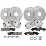 2001 Chevrolet Silverado 1500 Front and Rear Brake Pad Rotor and Caliper Set - Detroit Axle