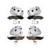 2006-2008 Dodge Ram 1500 Front and Rear Brake Pad and Caliper Kit - Detroit Axle