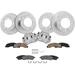 1999 Ford F250 Super Duty Front and Rear Brake Pad Rotor and Caliper Set - Detroit Axle